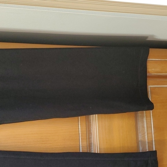 Calvin Klein leggings black size large. Boot cut. Great for gym, Activewear. - Picture 3 of 7